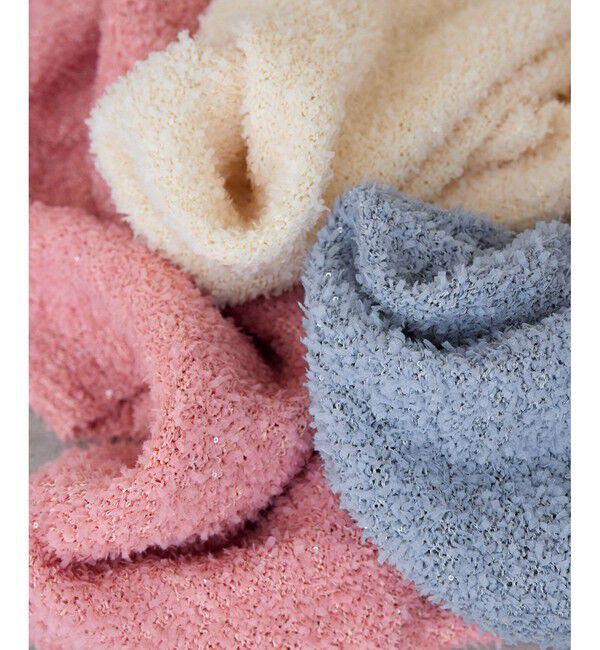 Rope&rsquo;Picnic「スパンコール混リボンヤーンニットプルオーバー」|ニット・セーター|