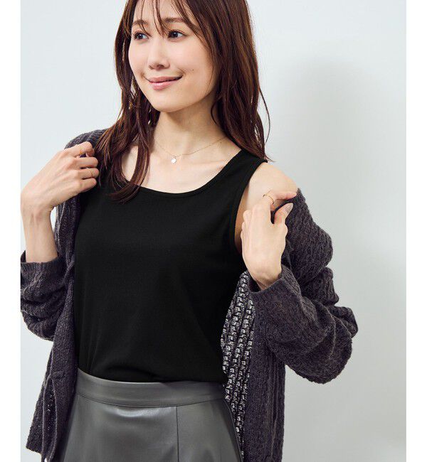 Rope&rsquo;Picnic「ベーシックリブタンクトップ」|タンクトップ|