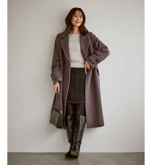 Rope&rsquo;Picnic「ショートフェザーニットプルオーバー」|ニット・セーター|