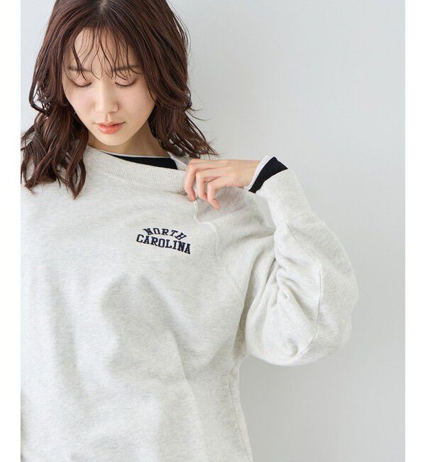 Rope&rsquo;Picnic「レイヤード風シアーロングスリーブTシャツ」|Tシャツ・カットソー|