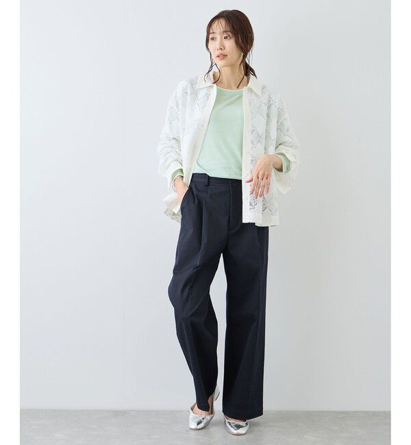 Rope&rsquo;Picnic「レイヤード風シアーロングスリーブTシャツ」|Tシャツ・カットソー|