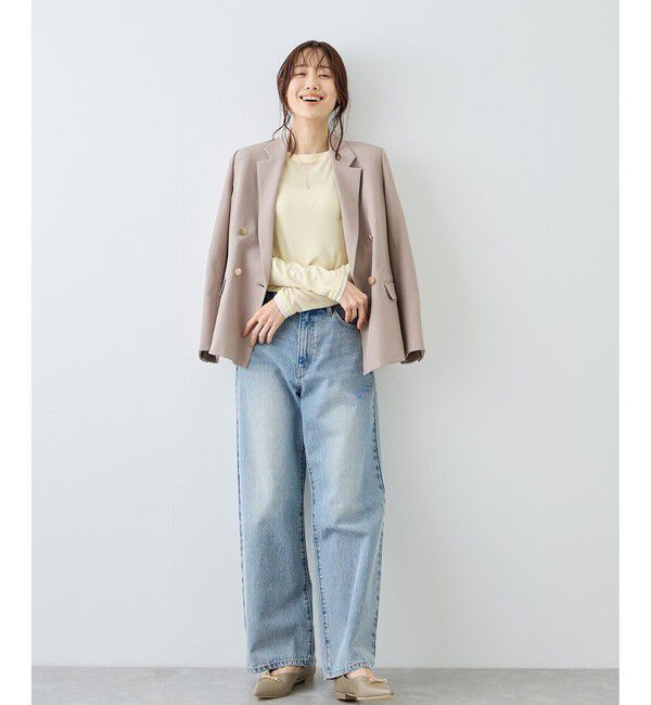 Rope&rsquo;Picnic「レイヤード風シアーロングスリーブTシャツ」|Tシャツ・カットソー|