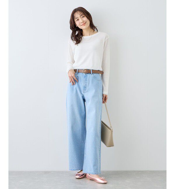 Rope&rsquo;Picnic「レイヤード風シアーロングスリーブTシャツ」|Tシャツ・カットソー|