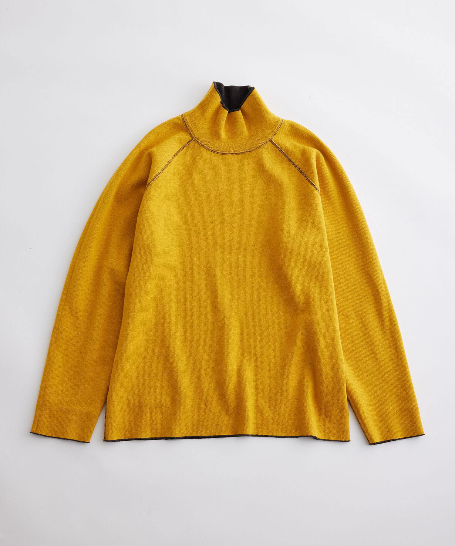 ADAM ET ROPE'「カシミヤブレンド リバーシブル オフタートル ニット」|ニット・セーター|