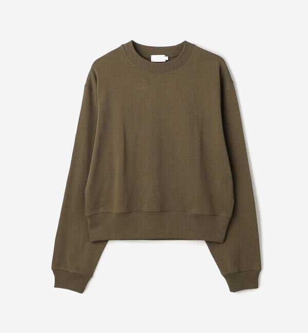 handvaerk「handvaerk |  コットン クルーネック長袖Tシャツ WOMEN」|スウェット・ジャージ|BROWN系1