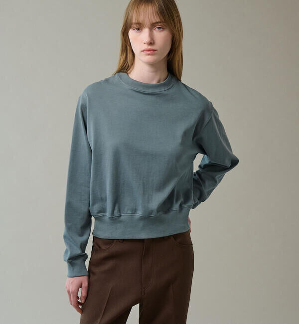 handvaerk「handvaerk |  コットン クルーネック長袖Tシャツ WOMEN」|スウェット・ジャージ|
