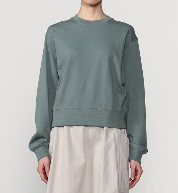 handvaerk「handvaerk |  コットン クルーネック長袖Tシャツ WOMEN」|スウェット・ジャージ|