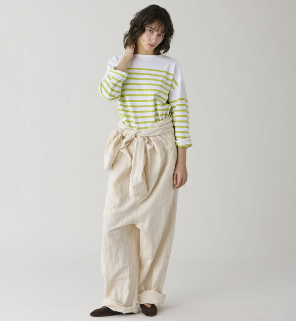 ORCIVAL「ORCIVAL | ラッセル ボートネック ワイドセーラーTシャツ WOMEN」|Tシャツ・カットソー|