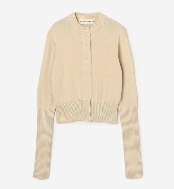  「THE SHINZONE | COTTON LONG RIB CARDIGAN WOMEN」|ニット・セーター|