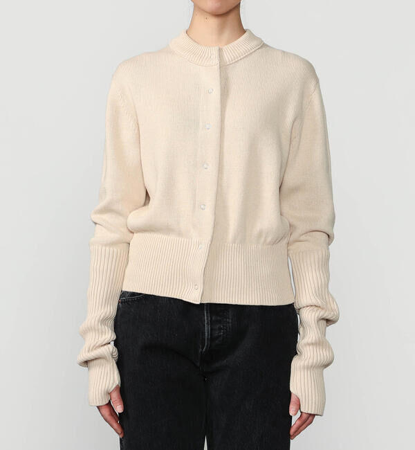  「THE SHINZONE | COTTON LONG RIB CARDIGAN WOMEN」|ニット・セーター|