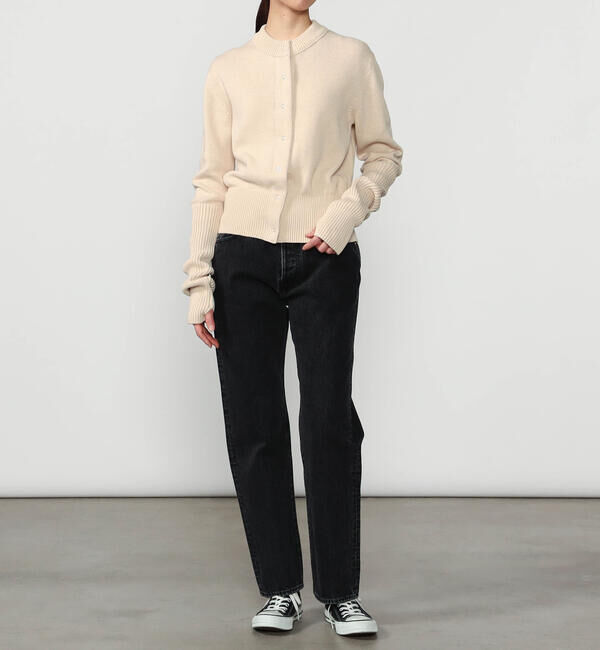  「THE SHINZONE | COTTON LONG RIB CARDIGAN WOMEN」|ニット・セーター|