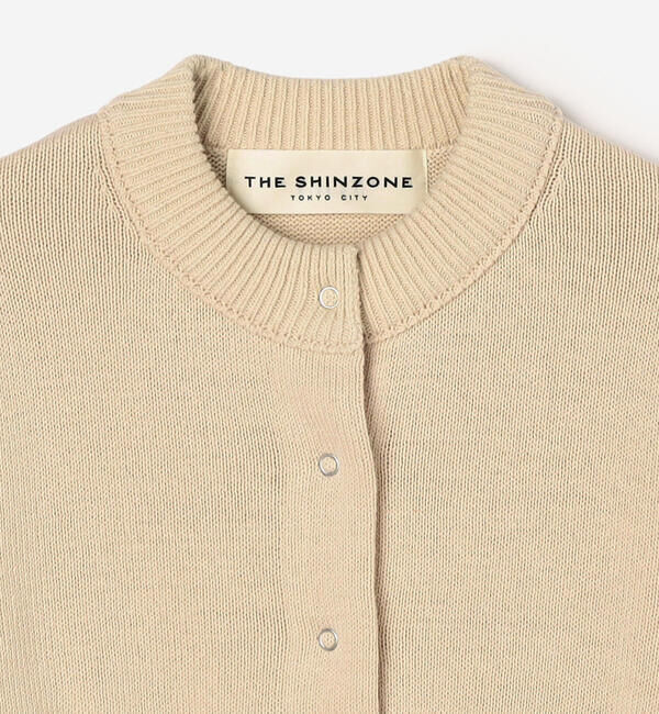  「THE SHINZONE | COTTON LONG RIB CARDIGAN WOMEN」|ニット・セーター|