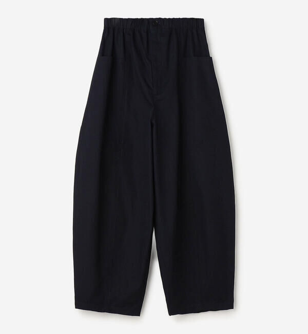 Morris & Sons「MORRIS & SONS | コットン カーブパンツ WOMEN」|チノ|NAVY