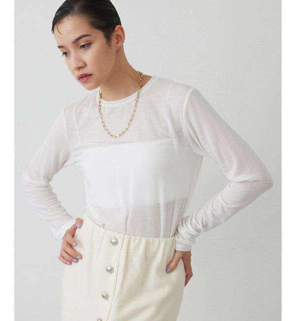  「【THE PAUSE】シアーロンTEE」|Tシャツ・カットソー|