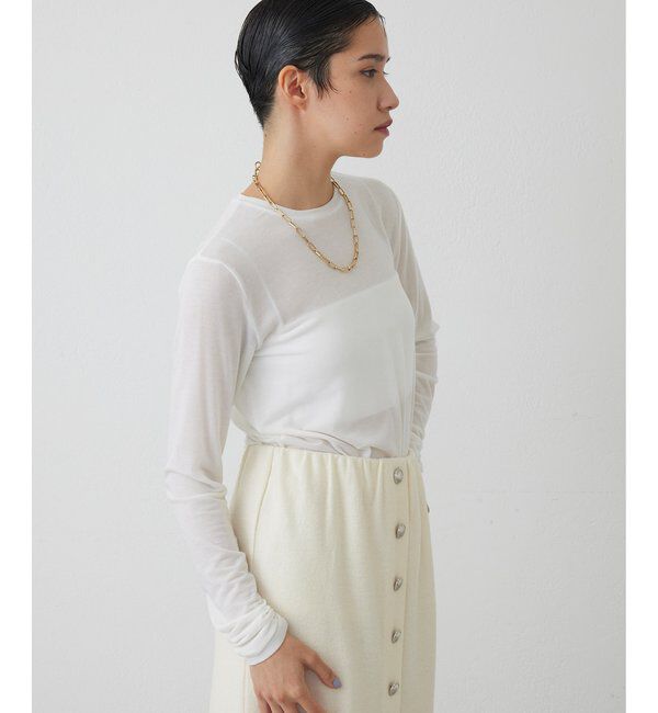  「【THE PAUSE】シアーロンTEE」|Tシャツ・カットソー|