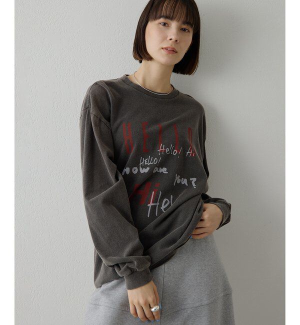  「ロゴロングスリーブTシャツ」|Tシャツ・カットソー|