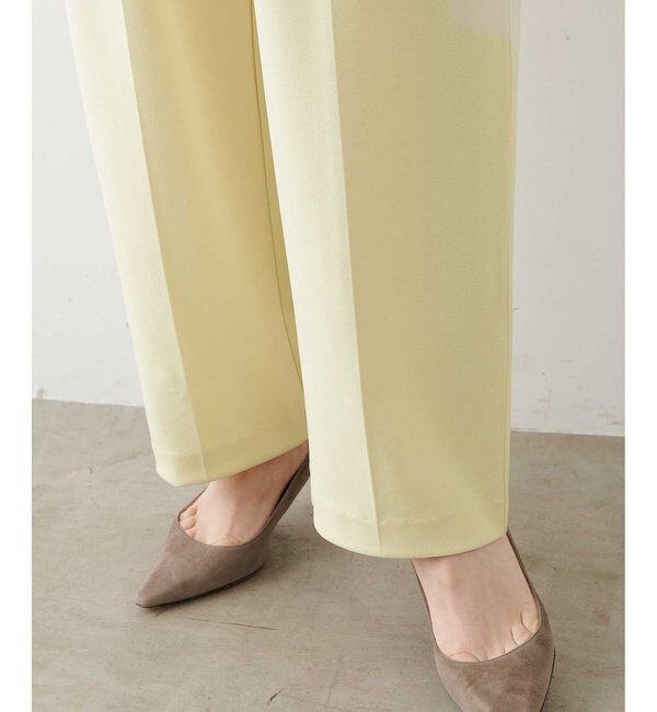  「カットジョーゼットパンツ」|チノ|