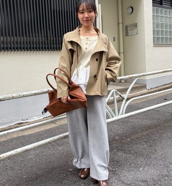  「ペプラムヘンリーニット」|ニット・セーター|