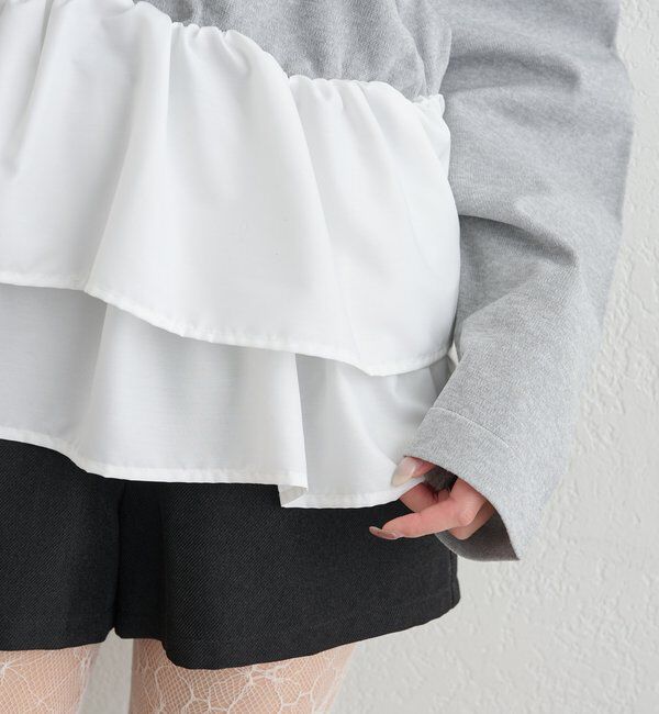  「ペプラムヘンリーニット」|ニット・セーター|