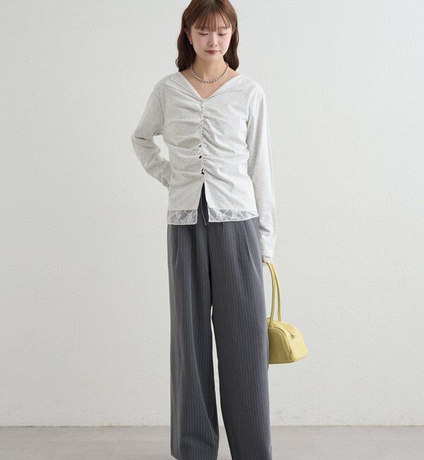  「配色カットソー」|Tシャツ・カットソー|