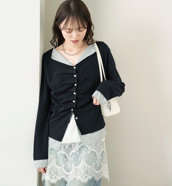  「配色カットソー」|Tシャツ・カットソー|