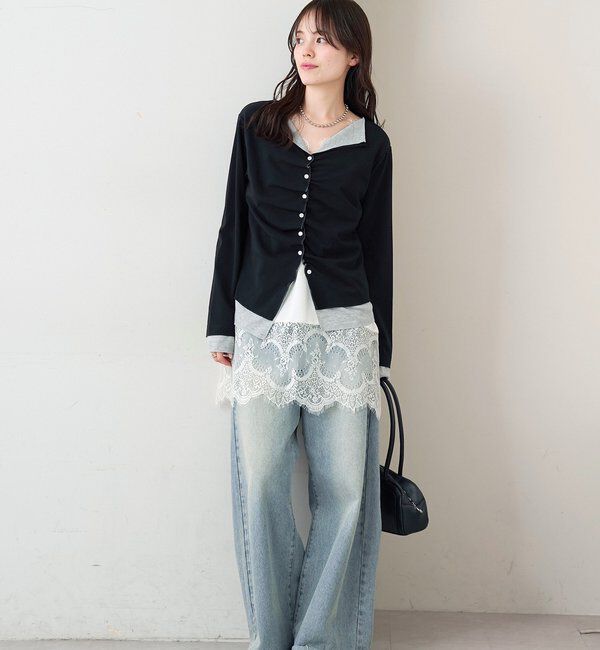  「配色カットソー」|Tシャツ・カットソー|