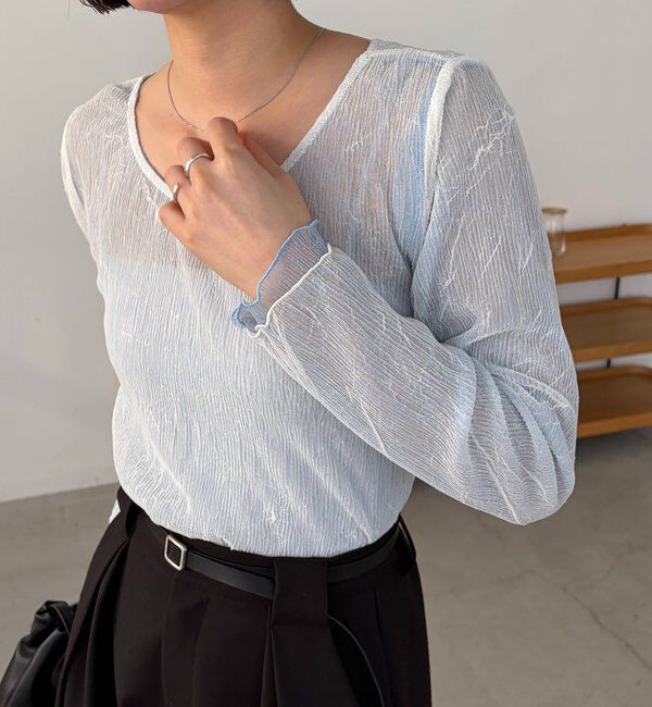  「ワッシャーリバプルオーバー」|Tシャツ・カットソー|