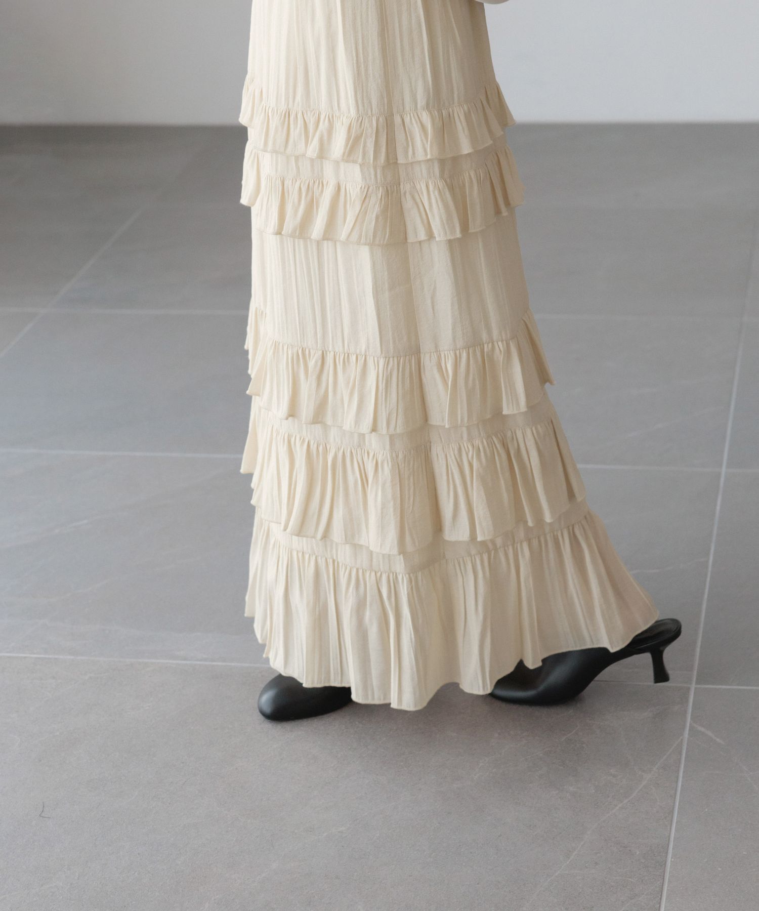 LOWRYS FARM「フリルティアードスカート」|スカート|