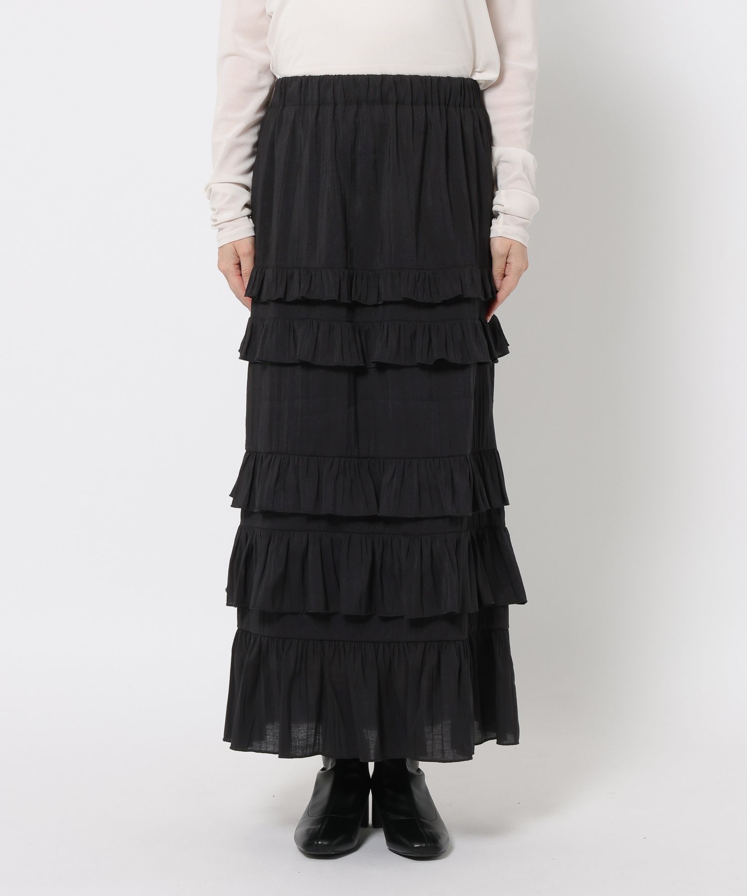 LOWRYS FARM「フリルティアードスカート」|スカート|