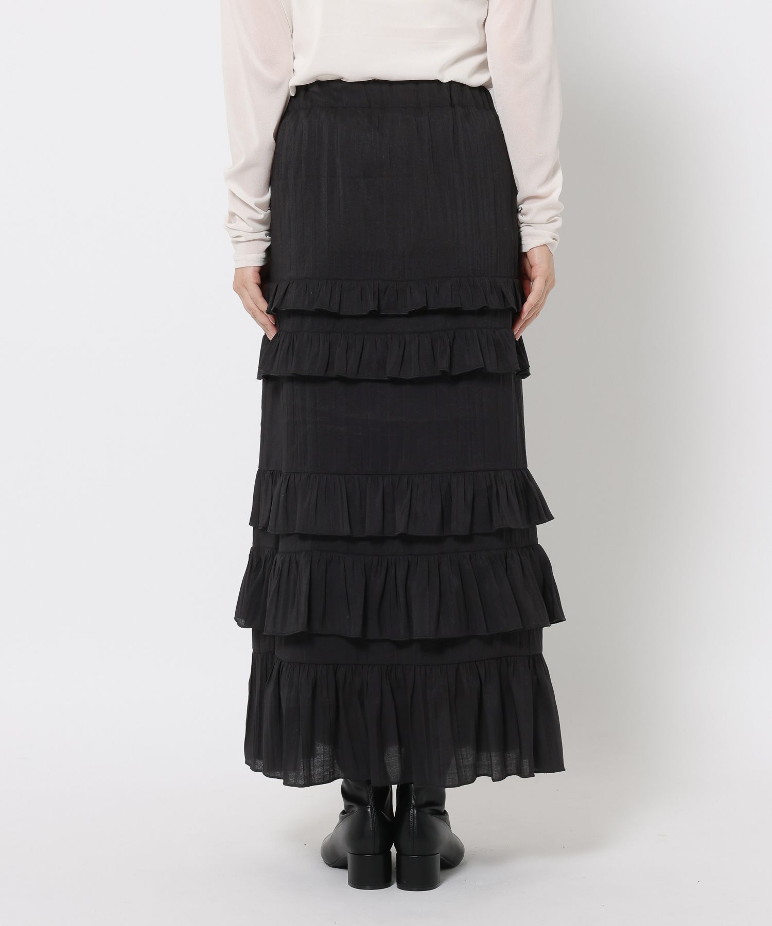 LOWRYS FARM「フリルティアードスカート」|スカート|