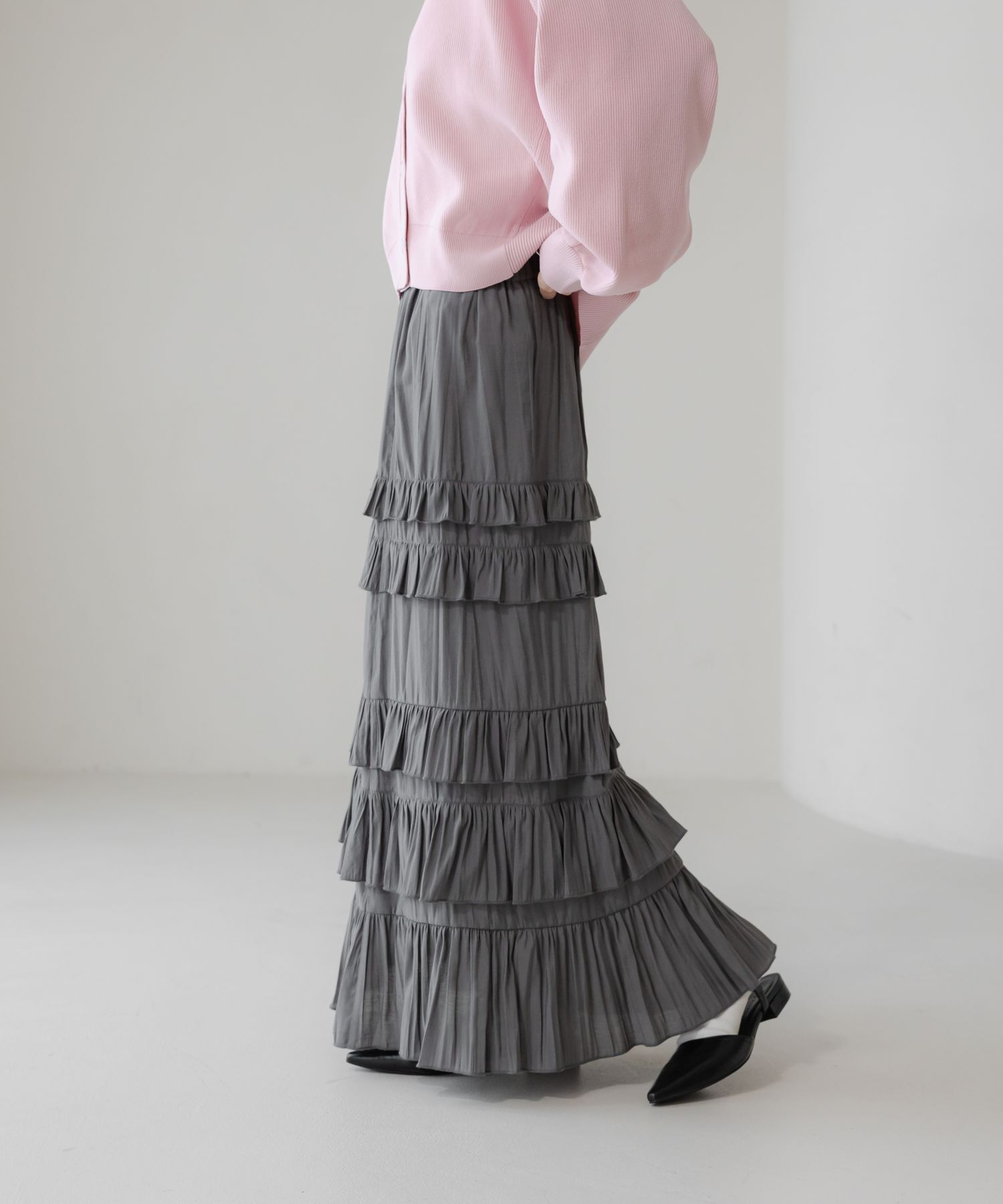 LOWRYS FARM「フリルティアードスカート」|スカート|