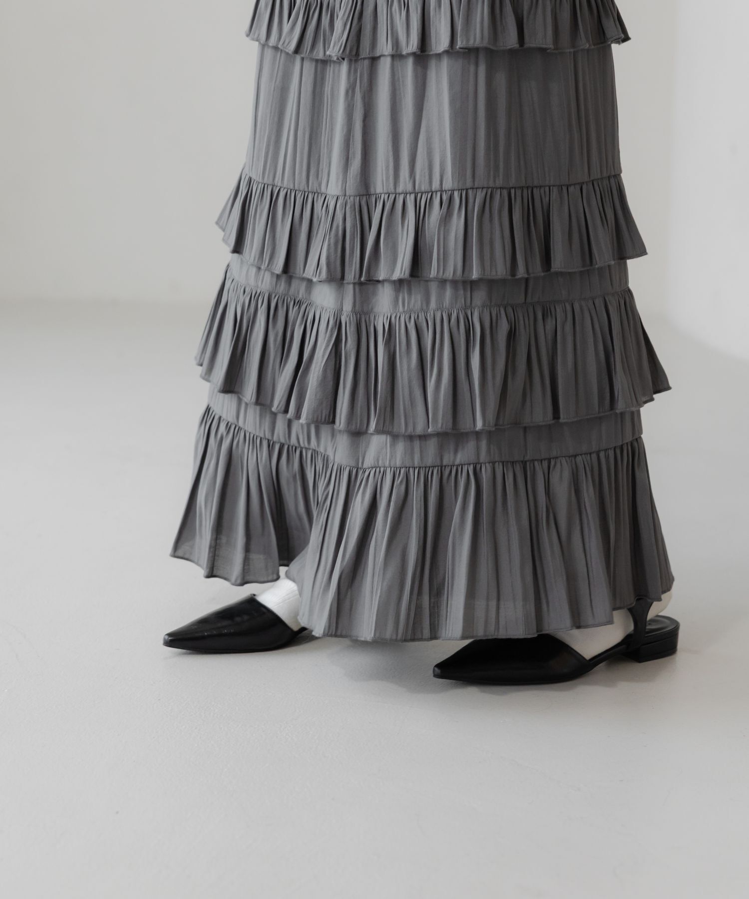 LOWRYS FARM「フリルティアードスカート」|スカート|