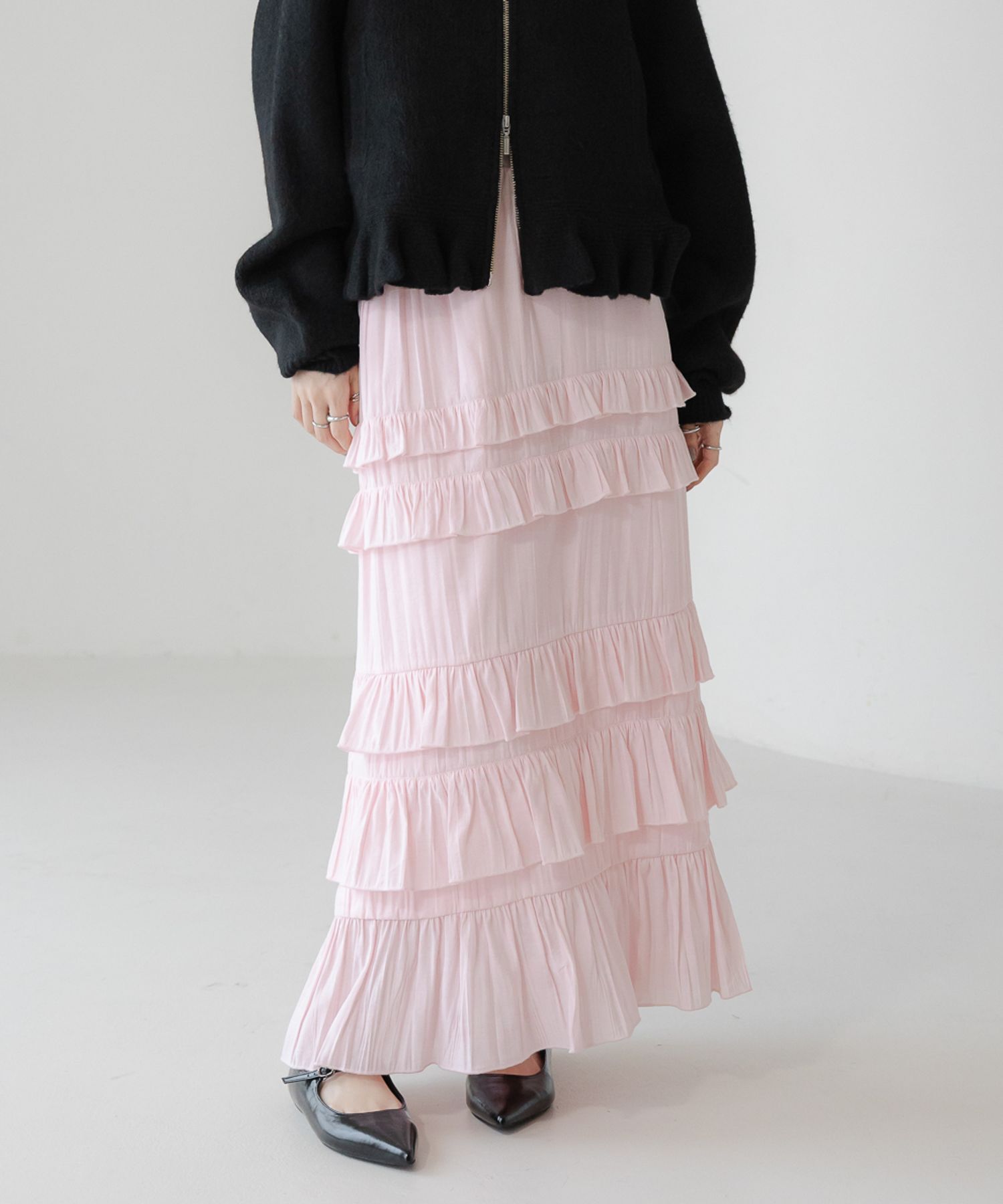 LOWRYS FARM「フリルティアードスカート」|スカート|PNK2