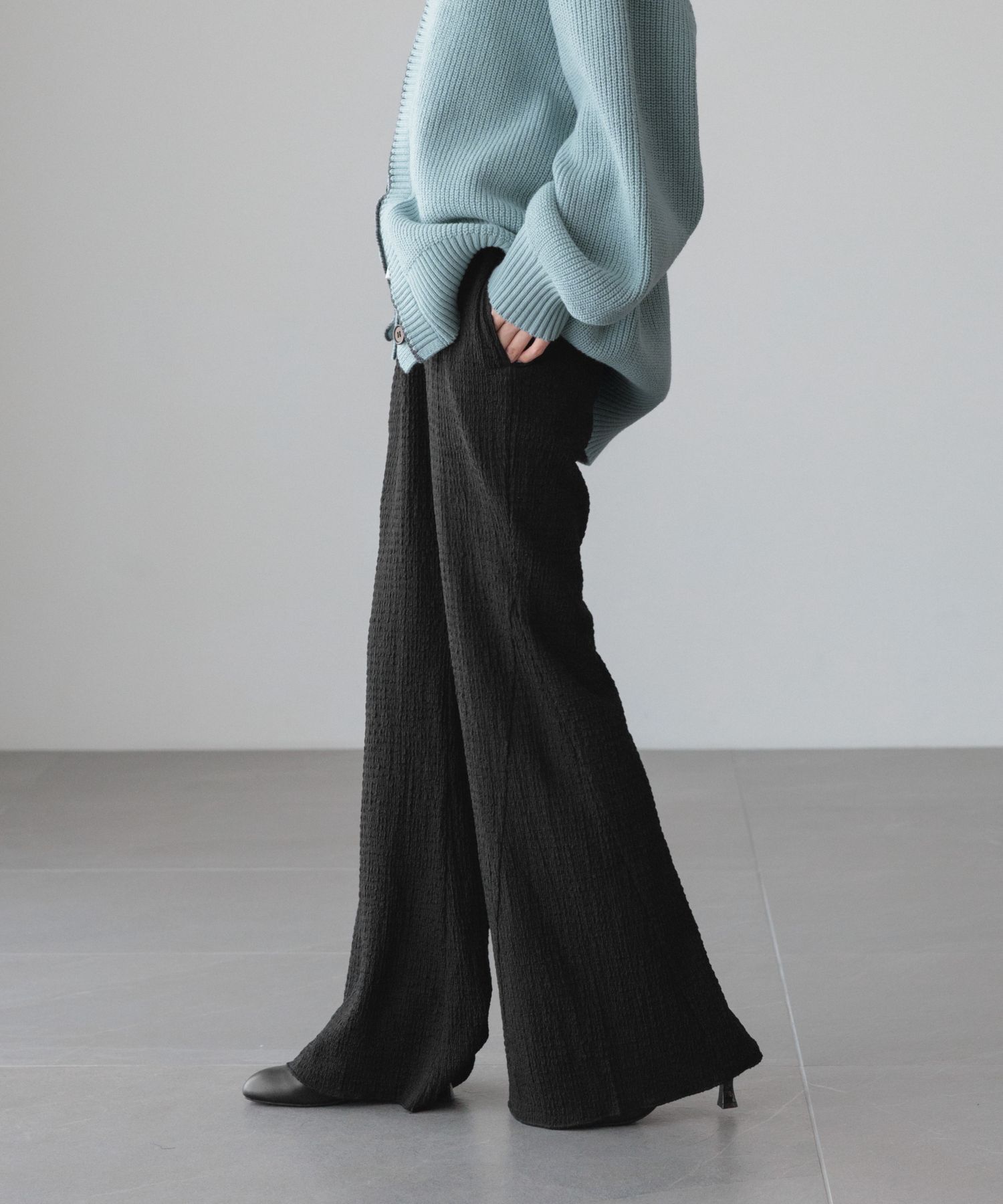 LOWRYS FARM「アソートフレアパンツ」|その他|BLK