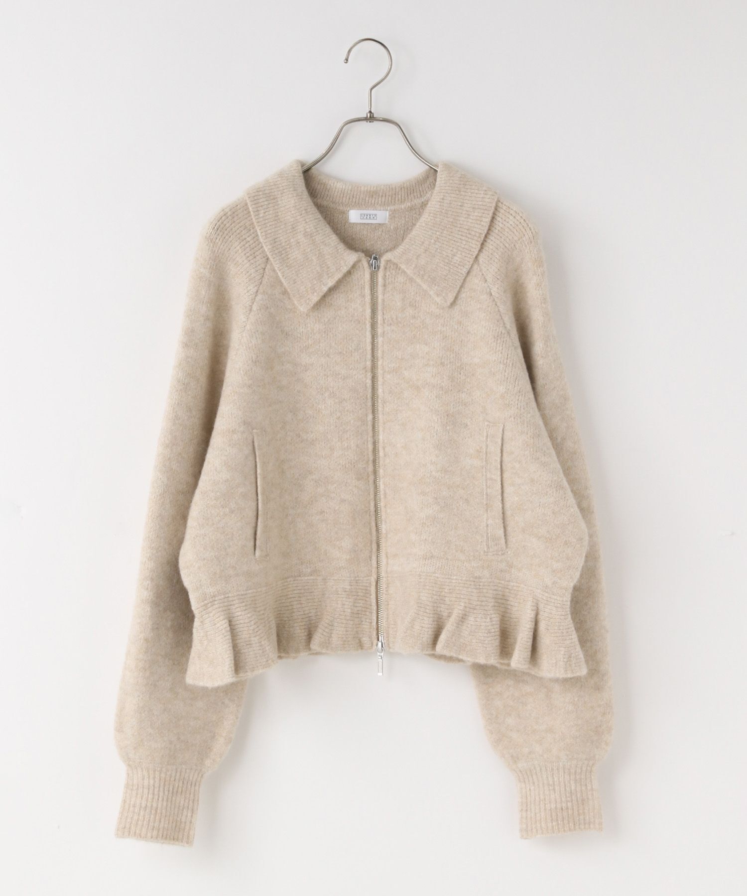 LOWRYS FARM「エリニットフリルブルゾン」|その他|