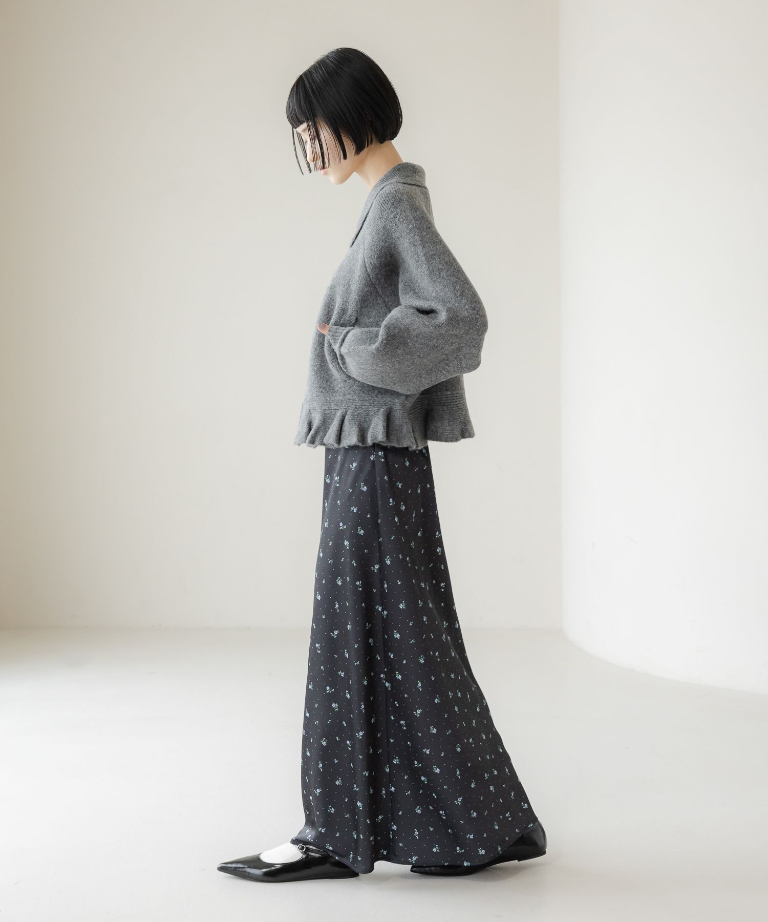 LOWRYS FARM「エリニットフリルブルゾン」|その他|