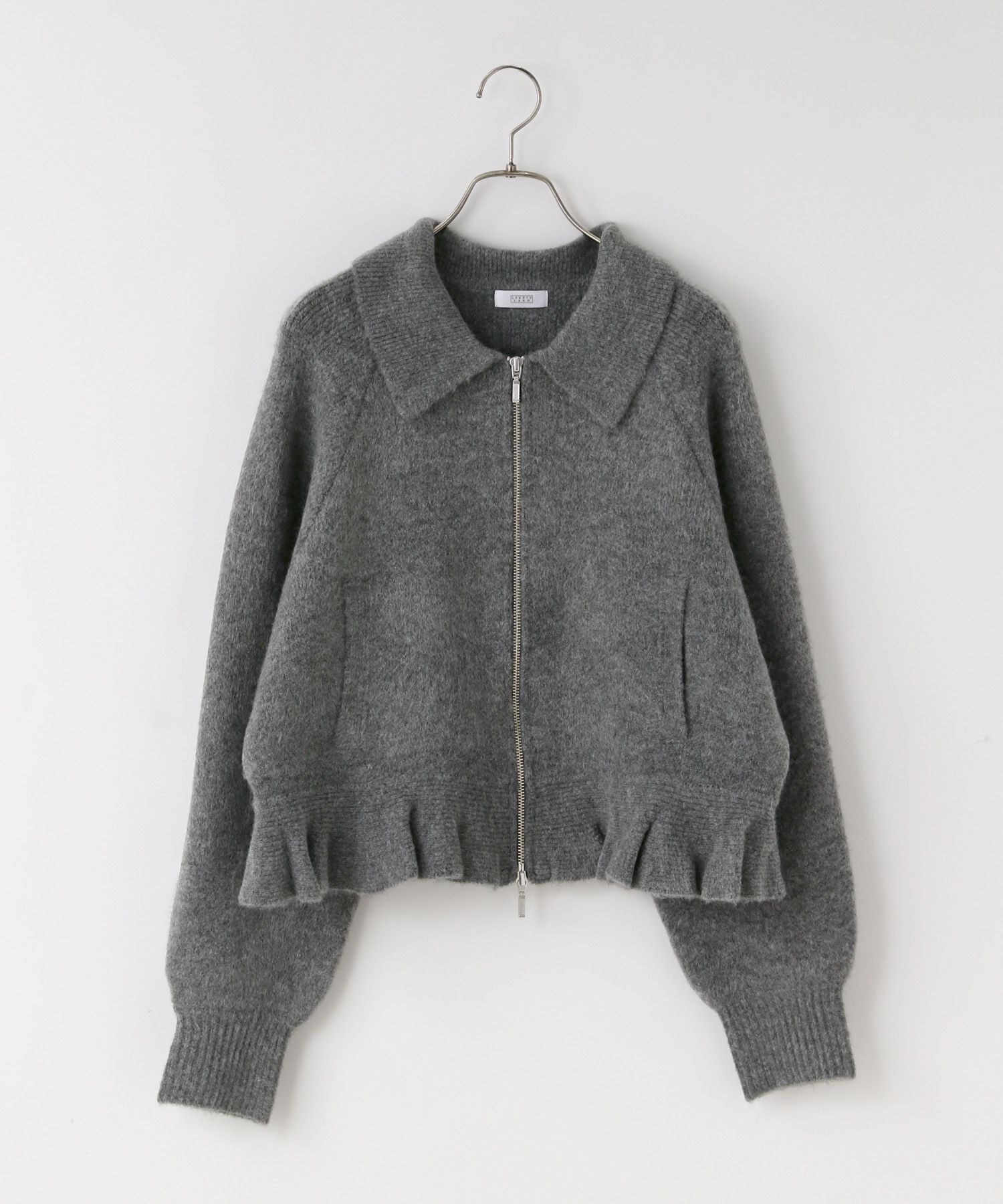 LOWRYS FARM「エリニットフリルブルゾン」|その他|