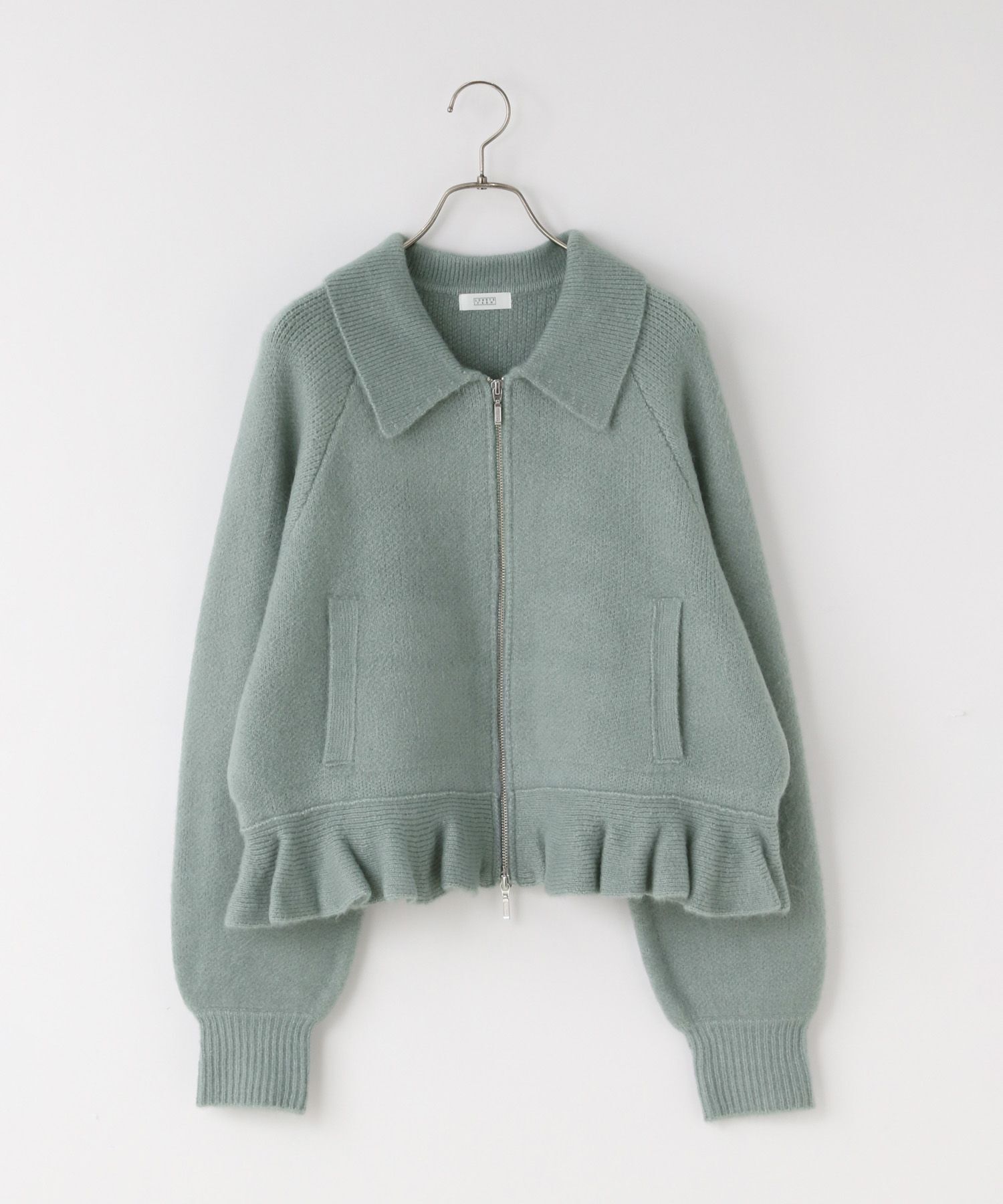 LOWRYS FARM「エリニットフリルブルゾン」|その他|