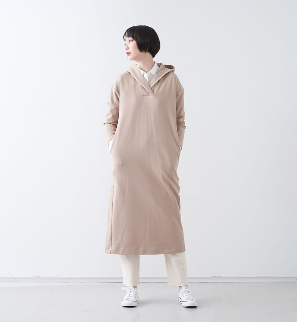collex「ダンボールニット　パーカーロングワンピース」|ワンピース|