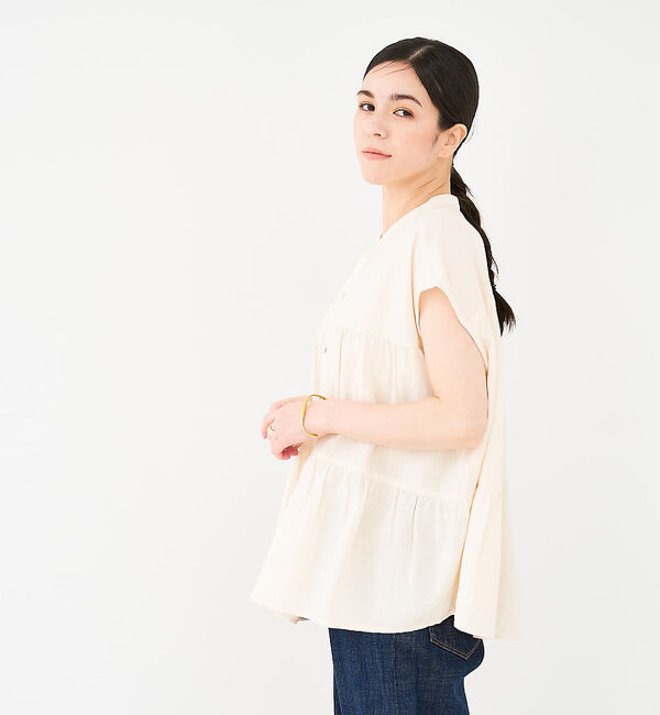 collex「切替ギャザーブラウス」|シャツ・ブラウス|