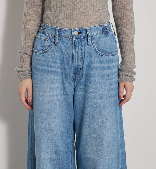 qualite「【HealthyDENIM】WildGingerEasy ワイドデニム」|デニム|