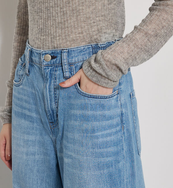 qualite「【HealthyDENIM】WildGingerEasy ワイドデニム」|デニム|