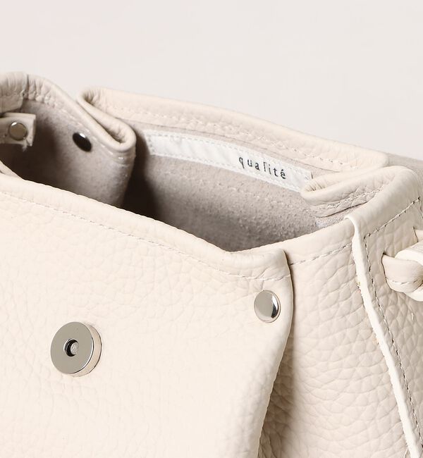 qualite「シュリンクレザーミニショルダーバッグ」|ショルダー・メッセンジャー|