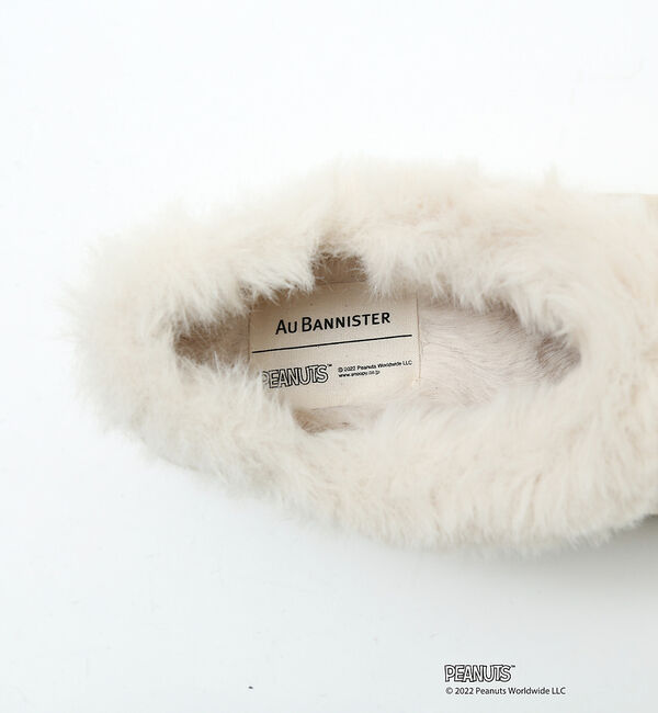 AU BANNISTER「【PEANUTS&times;Au BANNISTER】スヌーピーコラボ エコムートンブーツ」|ショートブーツ|