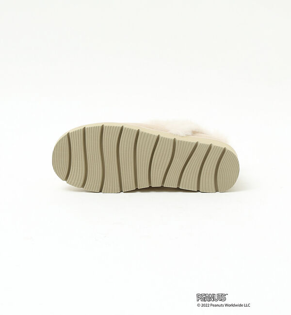 AU BANNISTER「【PEANUTS&times;Au BANNISTER】スヌーピーコラボ エコムートンブーツ」|ショートブーツ|