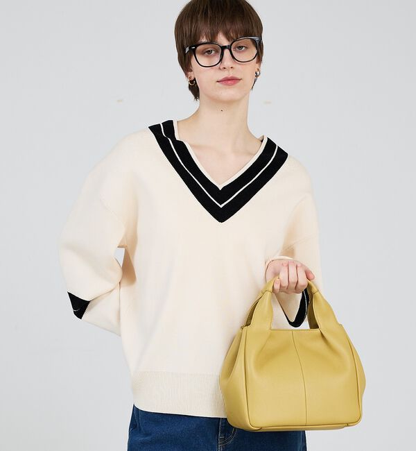 LOWELL things「Mellow/ソフトレザーオープントート/ミニ」|トートバッグ|