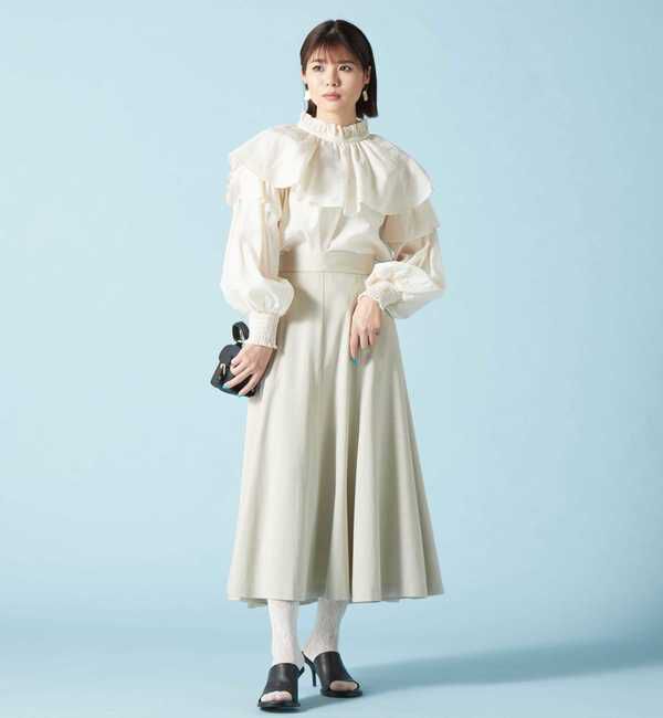 TIARA「2WAYフリルブラウス」|シャツ・ブラウス|