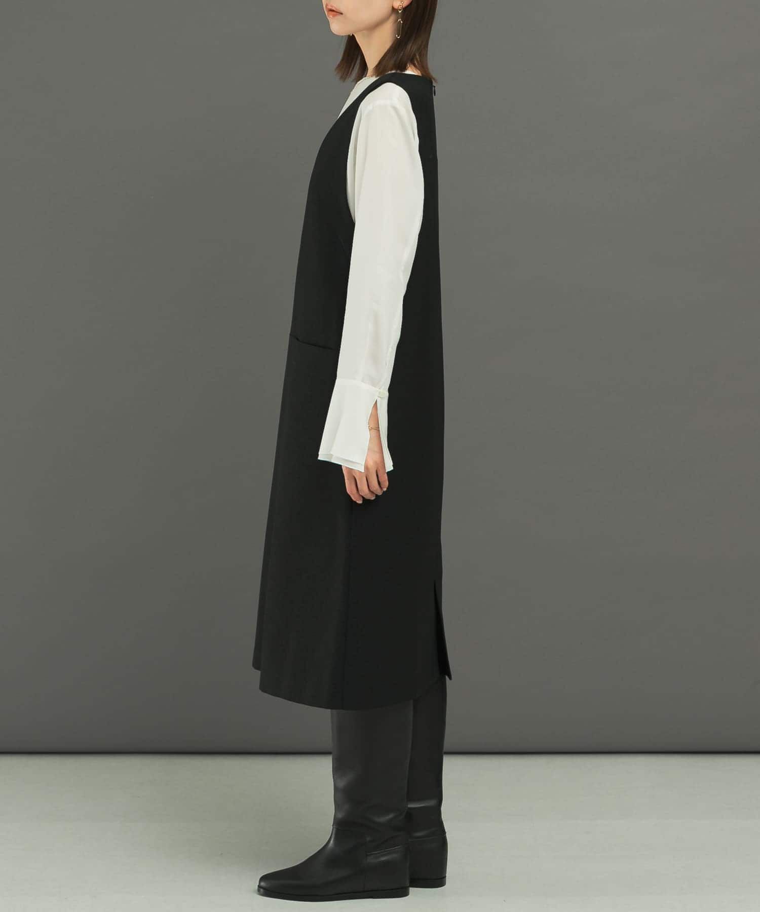 URBAN RESEARCH ROSSO「『UR TECH』ジャンパーワンピース」|ワンピース|