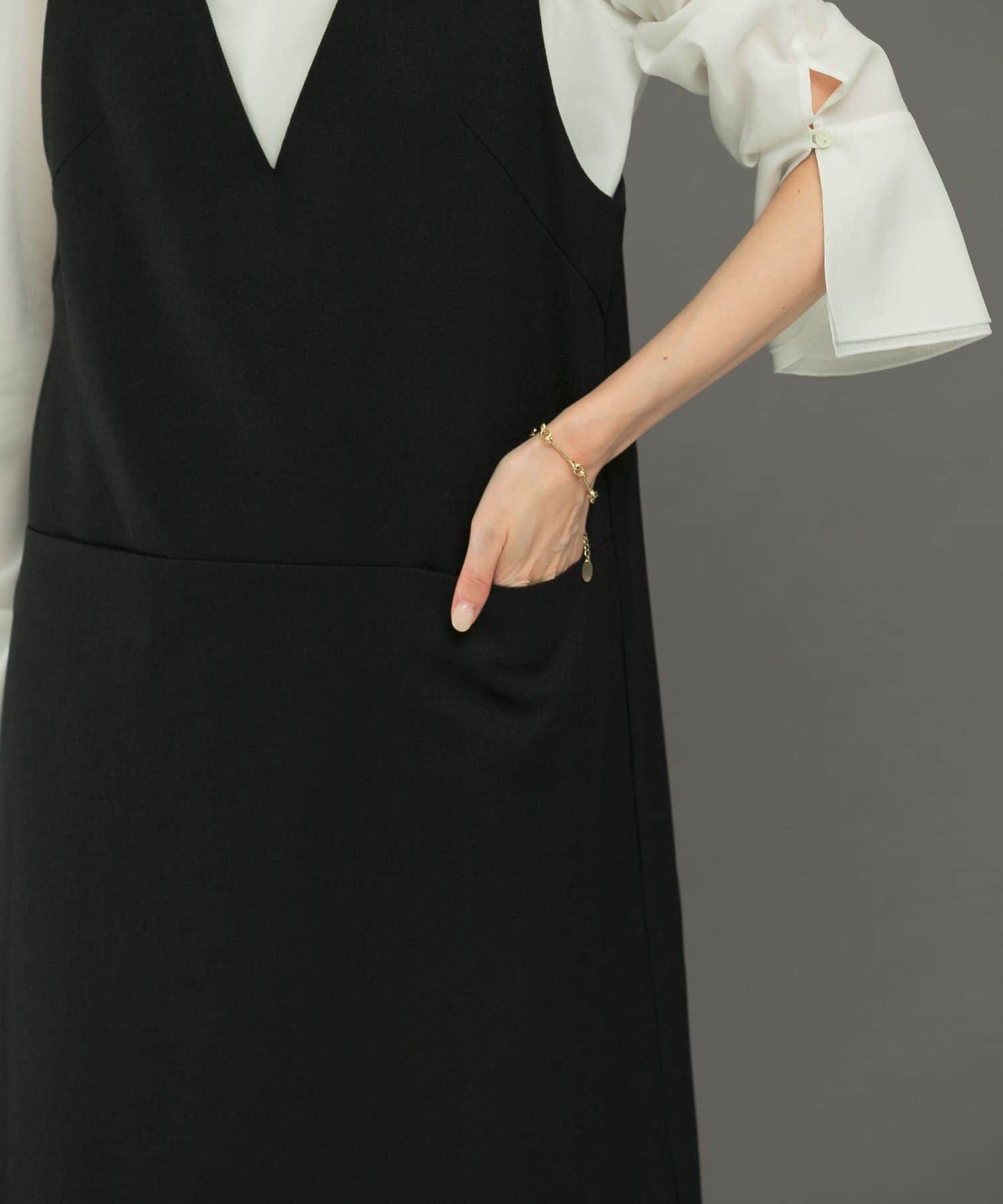 URBAN RESEARCH ROSSO「『UR TECH』ジャンパーワンピース」|ワンピース|