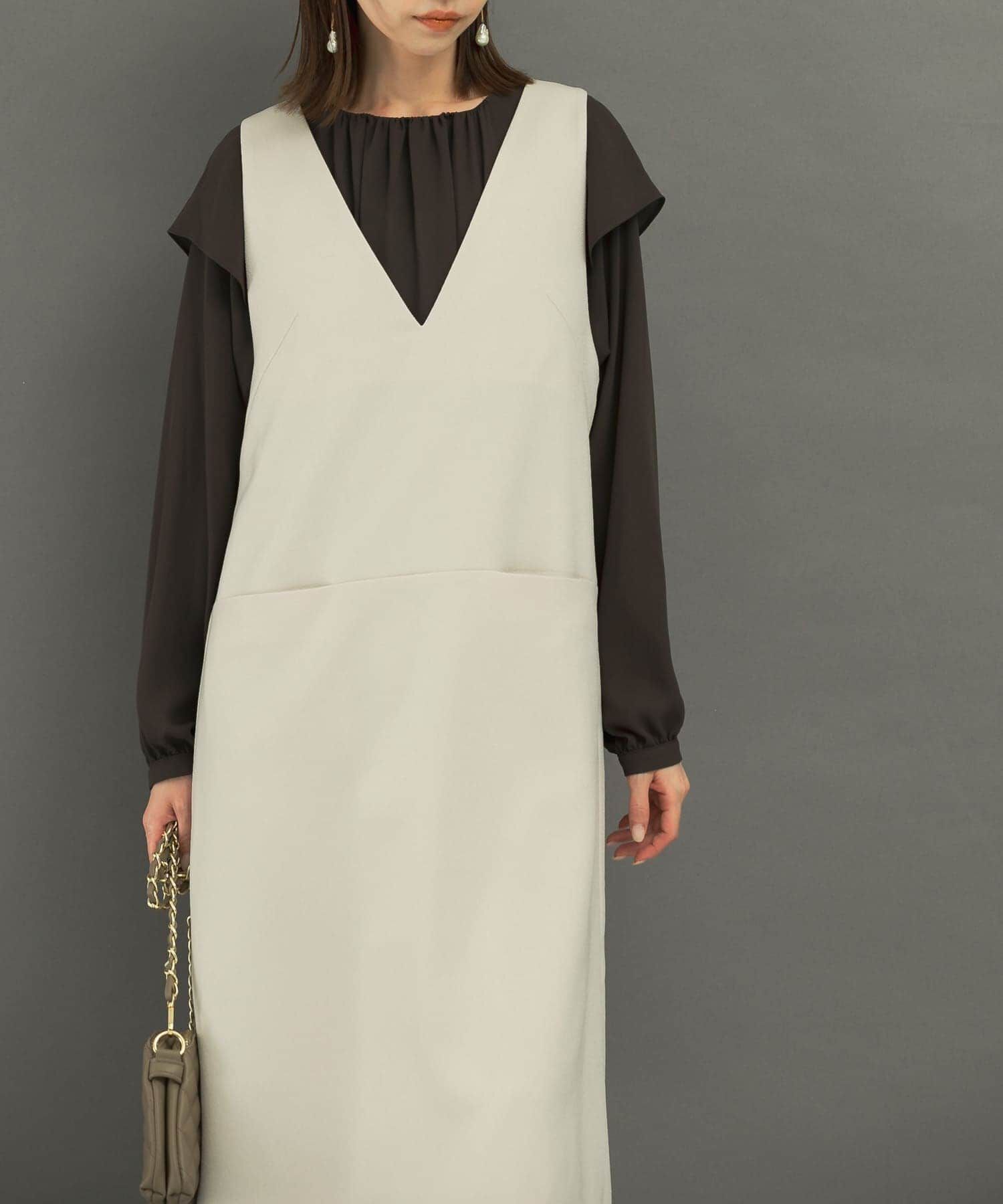 URBAN RESEARCH ROSSO「『UR TECH』ジャンパーワンピース」|ワンピース|